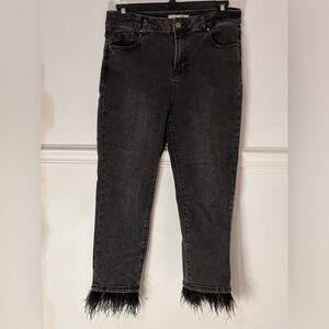 CHARLIE B Black Denim Pants
